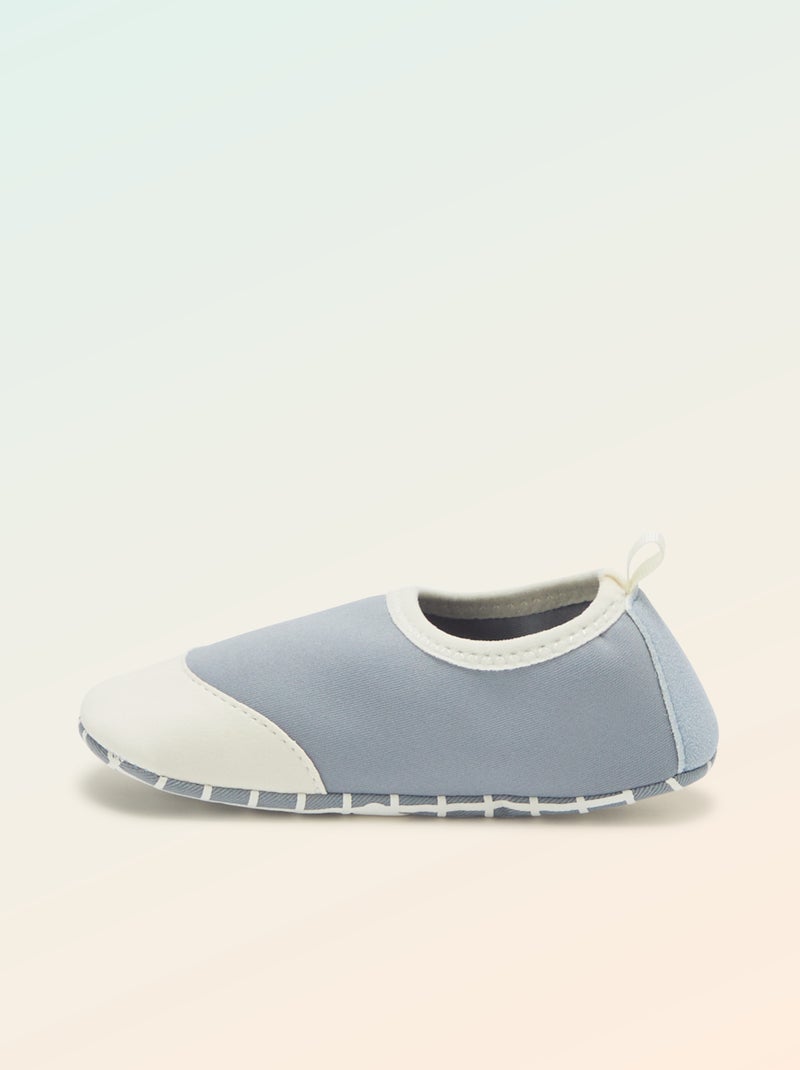 Chaussons motricité 2 '4 pattes' - Kitchoun Bleu - Kiabi