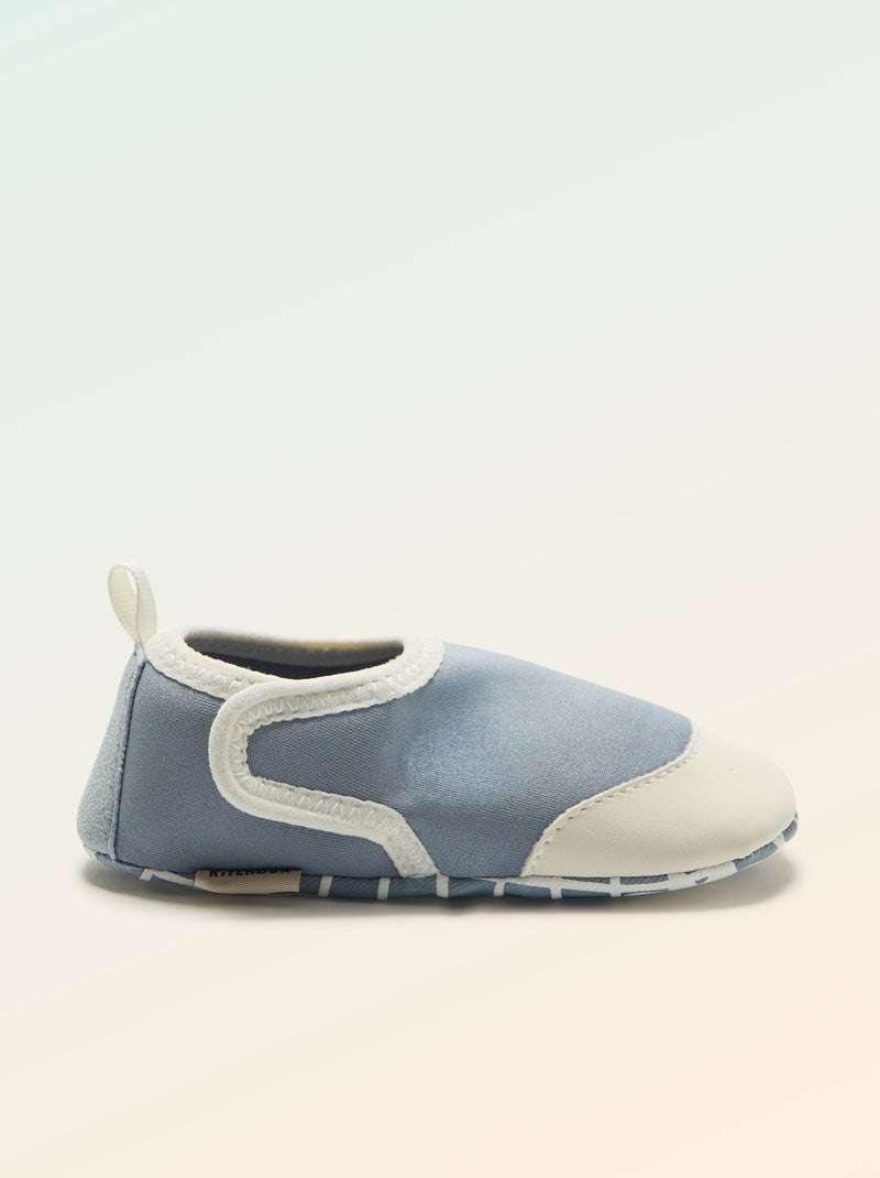 Chaussons motricité 2 '4 pattes' - Kitchoun Bleu - Kiabi
