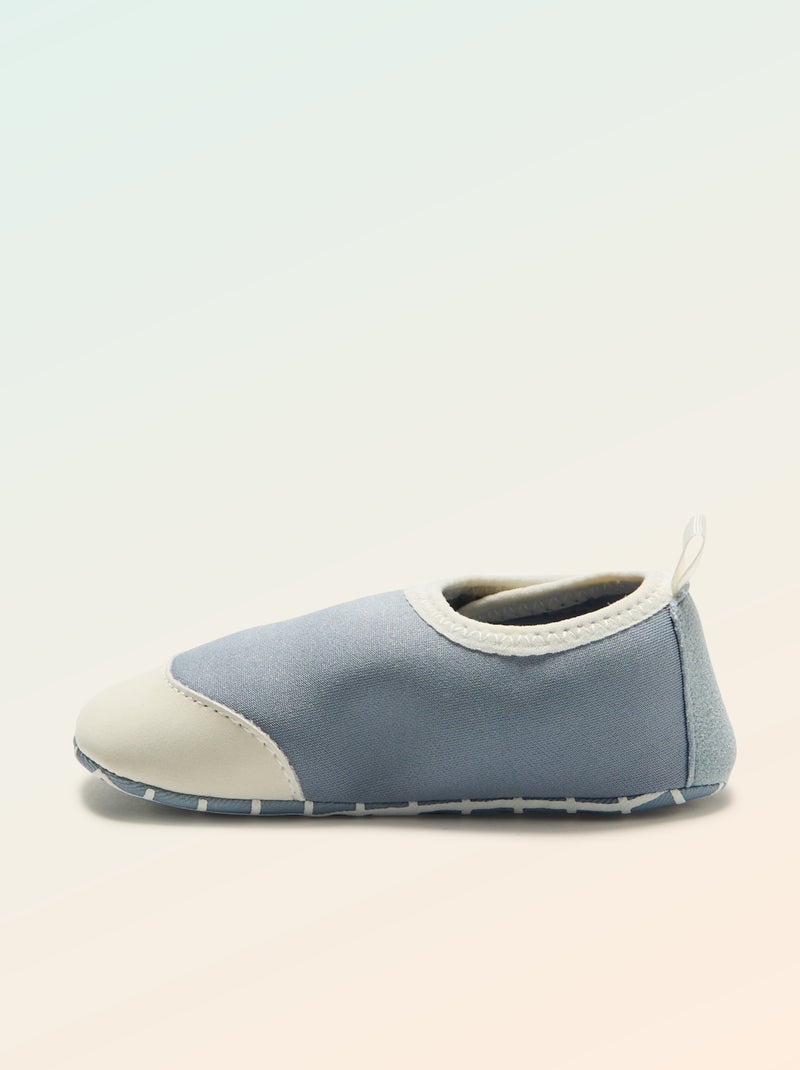Chaussons motricité 2 '4 pattes' - Kitchoun Bleu - Kiabi