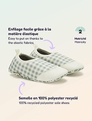 Chaussons motricité 2 '4 pattes' - Kitchoun