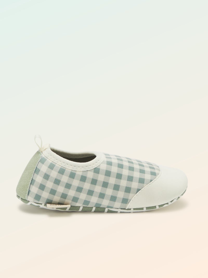 Chaussons motricité 2 '4 pattes' - Kitchoun Vert - Kiabi