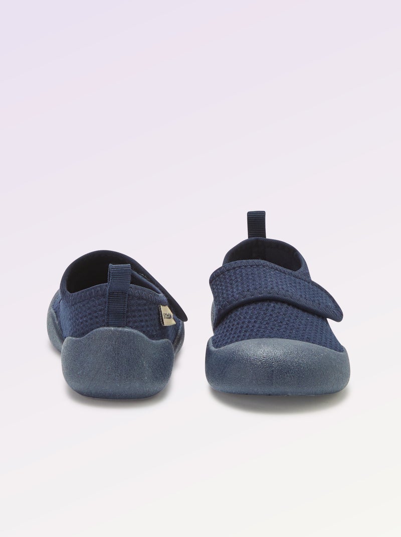 Chaussons motricité 3 '1ers pas' - Kitchoun Bleu - Kiabi
