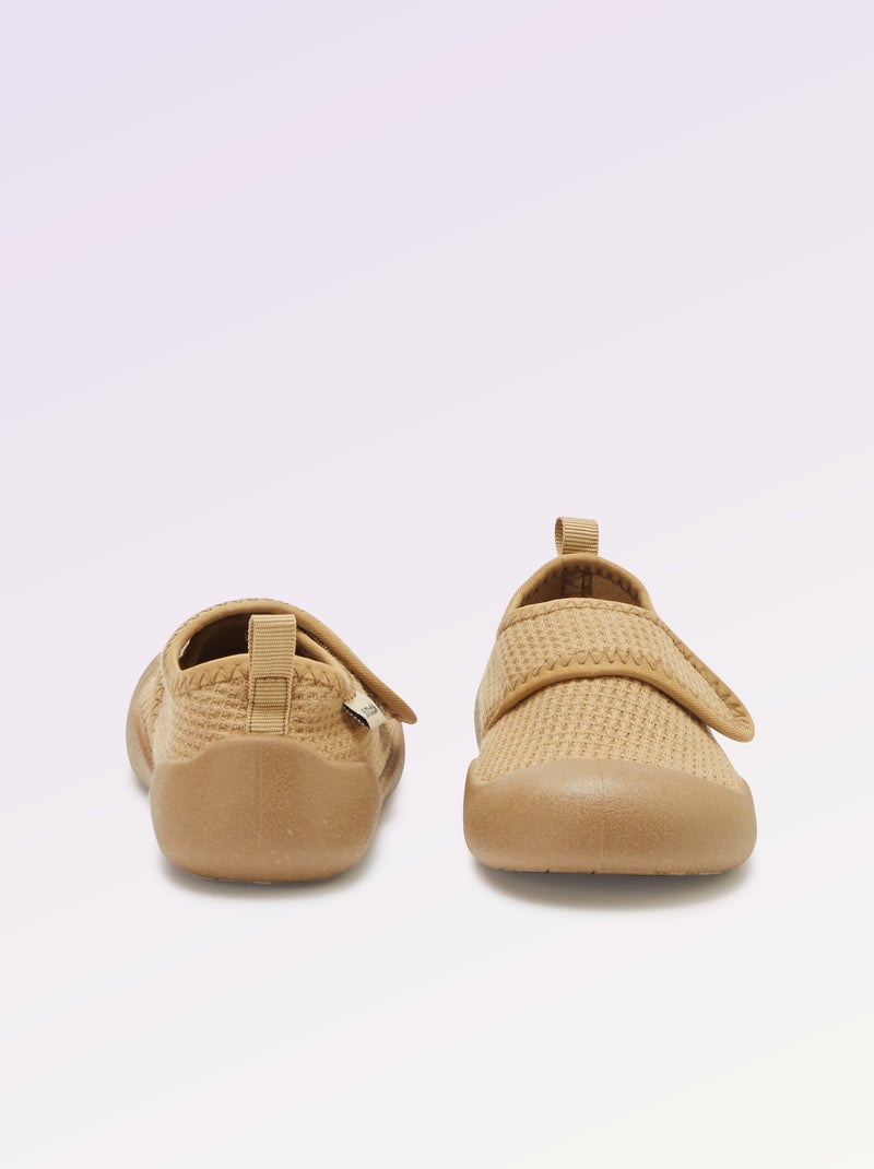 Chaussons motricité 3 '1ers pas' - Kitchoun Marron - Kiabi