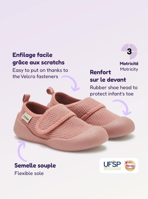 Chaussons motricité 3 '1ers pas' - Kitchoun - Kiabi