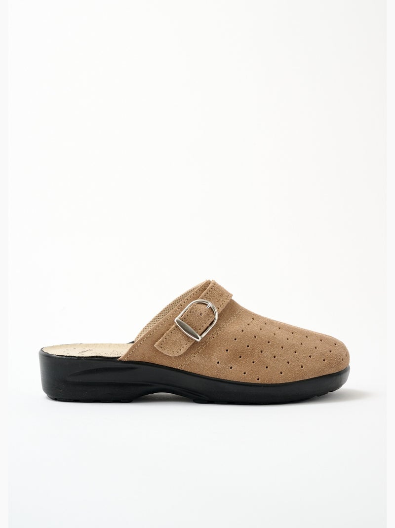 Chaussons mule sabot largeur confort - afibel Beige - Kiabi