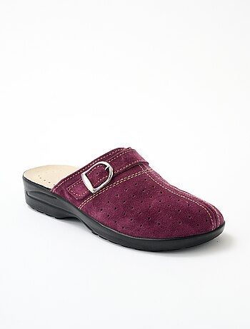 Chaussons mule sabot largeur confort