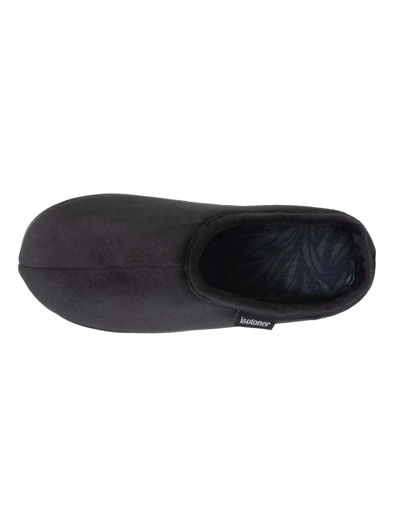 Isotoner Pantoufle Femme Talon Chaussons Mules à Talon Compensé De