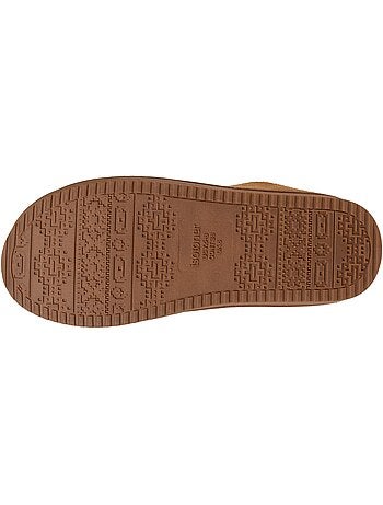 Chaussons mules à talon compensé de 3,5 cm, très femme