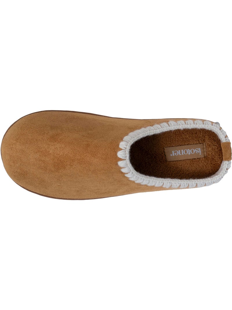 Chaussons mules à talon compensé de 3,5 cm, très femme Camel - Kiabi