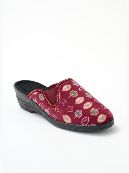 Chaussons mules à talons, largeur confort - Afibel - Kiabi