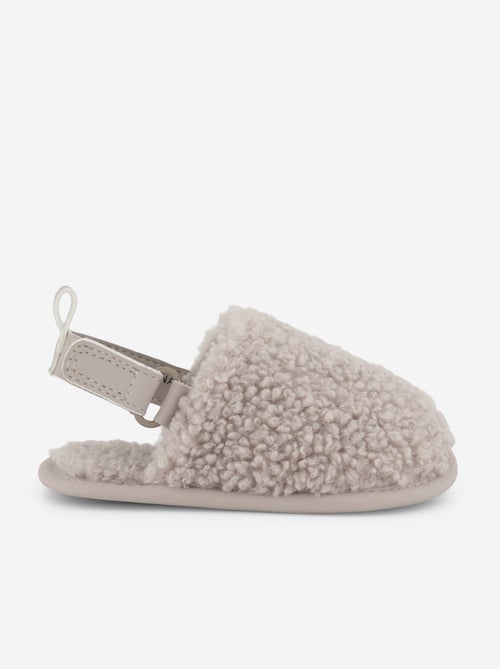 Chaussons mules avec brides de maintien - Kiabi