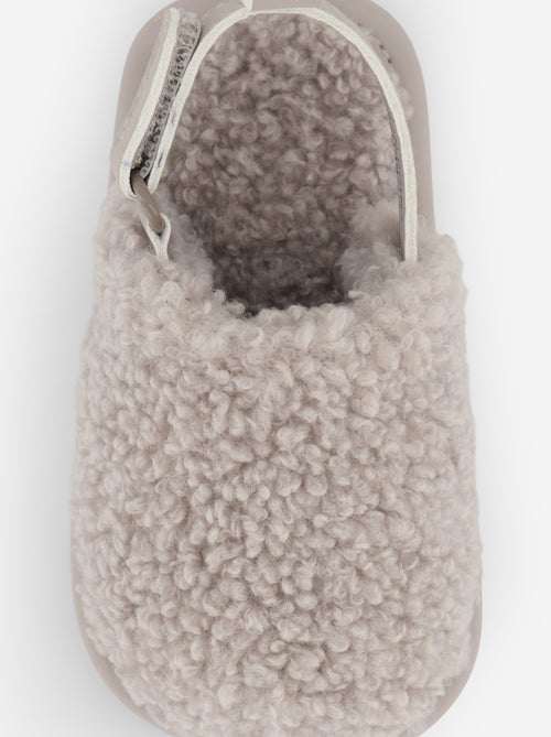 Chaussons mules avec brides de maintien - Kiabi