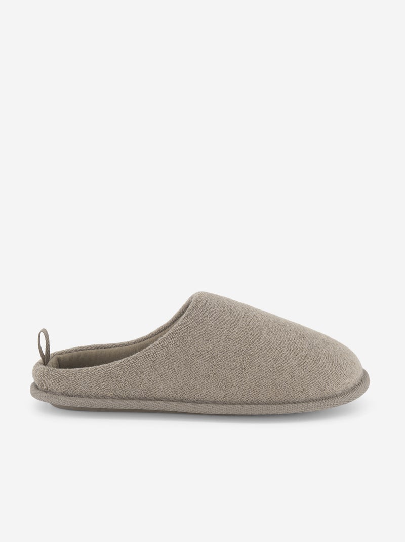 Chaussons mules Beige - Kiabi