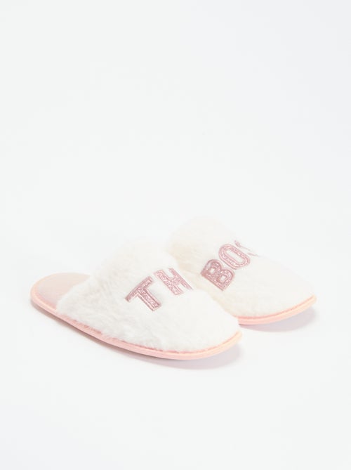Chaussons mules - Kiabi Chaussons mules - Kiabi