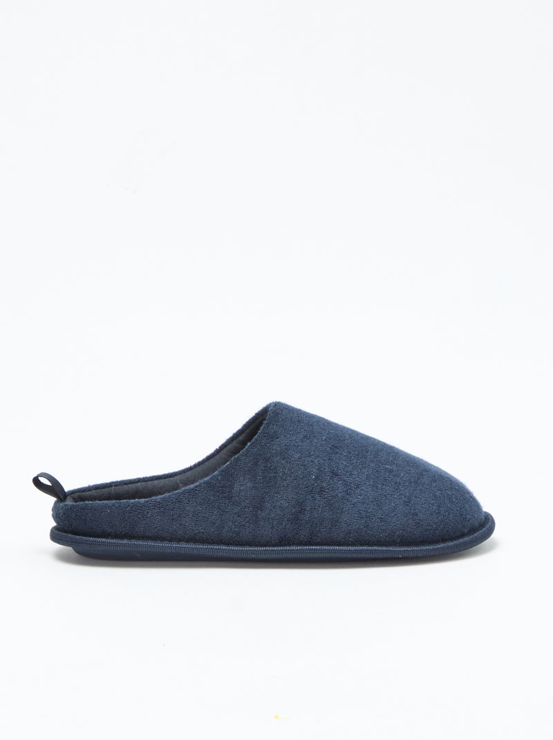 Chaussons mules Bleu - Kiabi