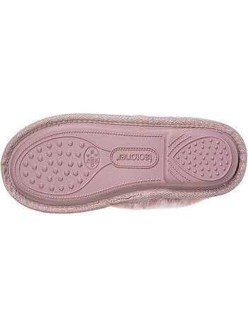 Chaussons mules chat fantaisie confort moelleux femme