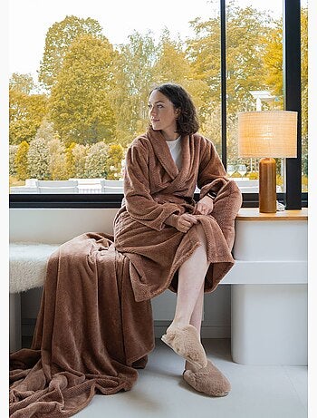 Chaussons mules chauds fourrure douce - afibel