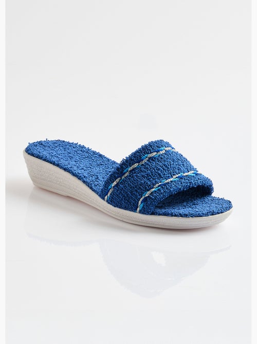 Chaussons mules compensés éponge - afibel - Kiabi Chaussons mules compensés éponge - afibel - Kiabi