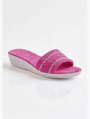 Chaussons mules compensés éponge - Afibel