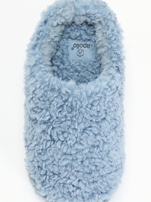 Chaussons mules effet moutonné - Kiabi Chaussons mules effet moutonné - Kiabi