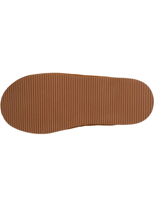 Chaussons mules en cuir et interieur ultra doux en homme isotoner - Kiabi Chaussons mules en cuir et interieur ultra doux en homme isotoner - Kiabi