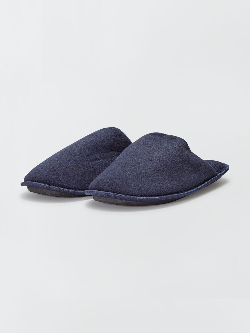 mules bleu marine