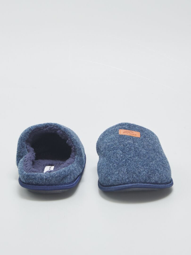 Kickers Chaussons Mixte Kickratch - Bleu Foncé - Pointure 22 - Confort Douillet Pour Enfant