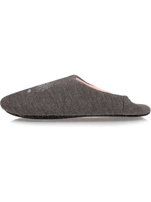 Chaussons mules en jersey et semelle à picots femme isotoner - Kiabi Chaussons mules en jersey et semelle à picots femme isotoner - Kiabi