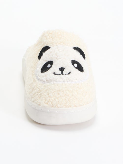 Chaussons mules en maille bouclette - Kiabi Chaussons mules en maille bouclette - Kiabi