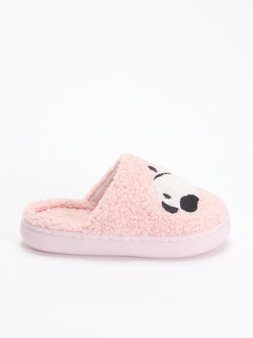 Chaussons mules en maille bouclette - Kiabi Chaussons mules en maille bouclette - Kiabi