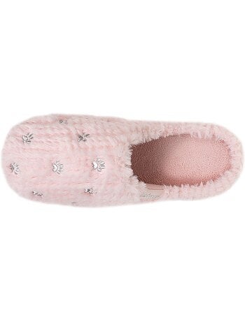 Chaussons mules en matière douce, semelle ergonomique fille isotoner