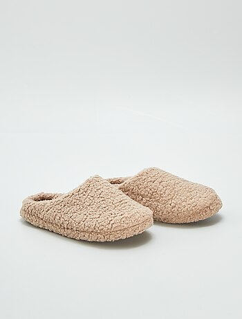 Chaussons  mules en sherpa