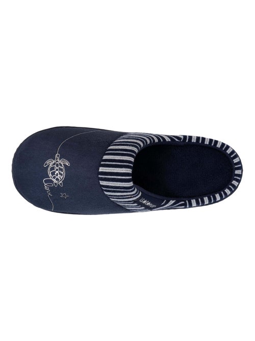 Chaussons mules en suédine, semelle ergonomique confort fille Isotoner - Kiabi