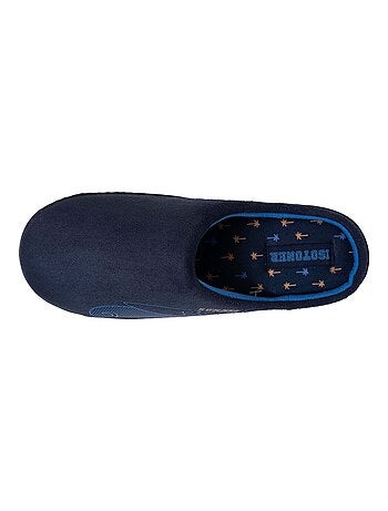 Chaussons mules en suédine, semelle ergonomique confort garçon Isotoner