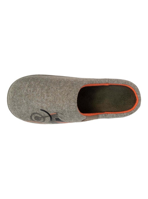Chaussons mules en tissu polaire, semelle ergonomique garçon Isotoner - Kiabi