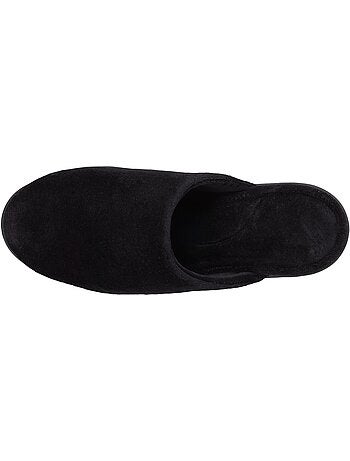 Chaussons mules en velours ultra doux femme isotoner
