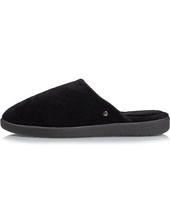 Chaussons mules en velours ultra doux femme isotoner