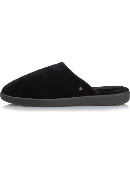 Chaussons mules en velours ultra doux femme isotoner - Kiabi