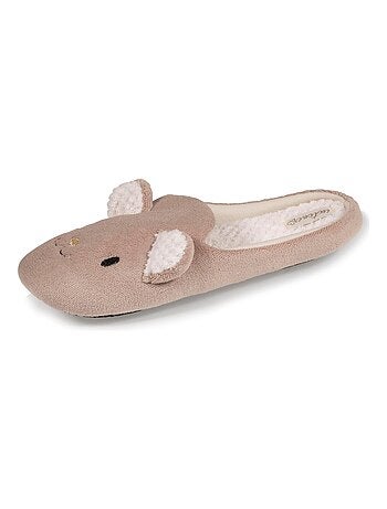 Chaussons mules Femme 3D Ours