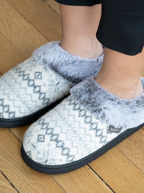 Chaussons mules  femme Isotoner - Kiabi