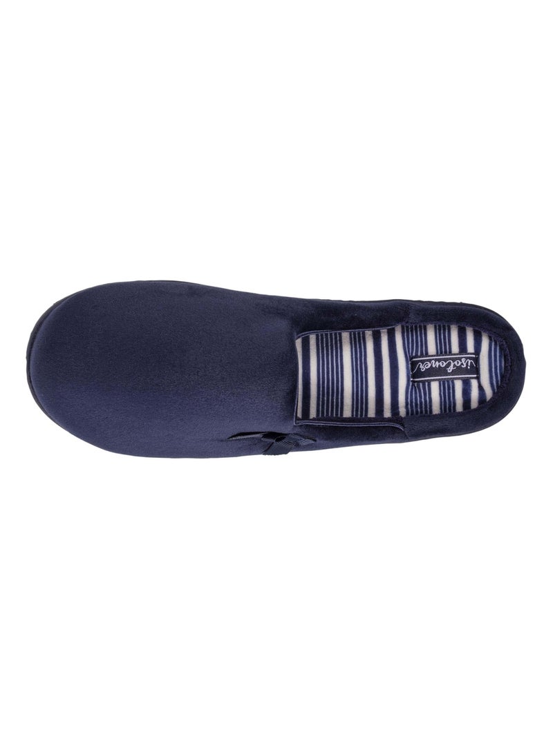 Chaussons mules  femme Isotoner Bleu marine - Kiabi