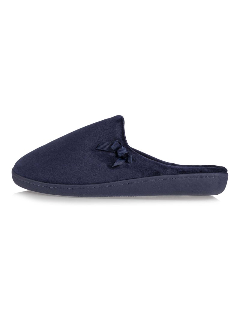 Chaussons mules  femme Isotoner Bleu marine - Kiabi