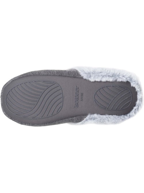 Chaussons mules femme Isotoner - Kiabi Chaussons mules femme Isotoner - Kiabi