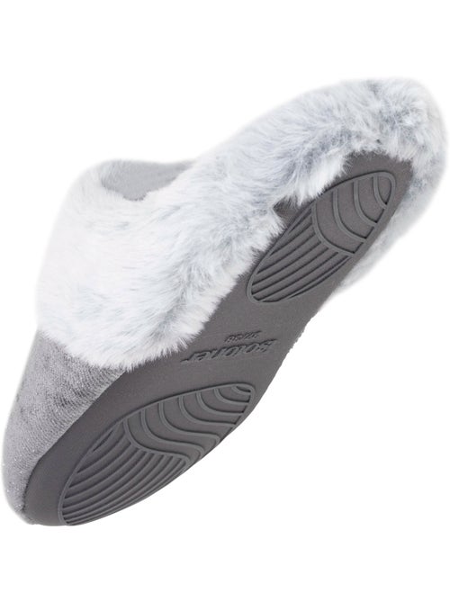 Chaussons mules femme Isotoner - Kiabi Chaussons mules femme Isotoner - Kiabi