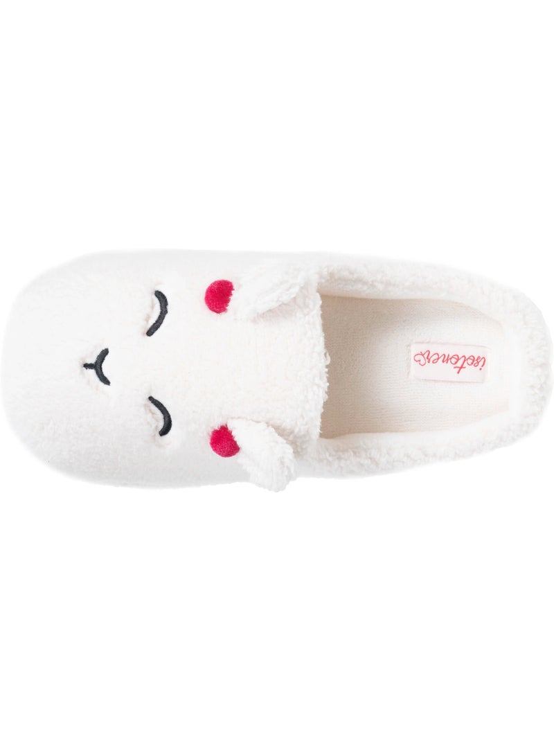 Chaussons mules  femme Isotoner Ivoire - Kiabi