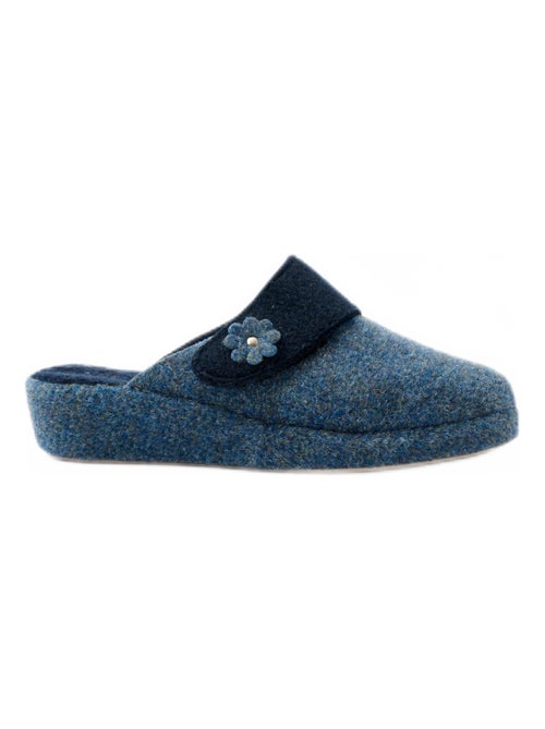 Chaussons mules feutre, largeur confort - Afibel - Kiabi