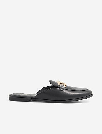 Chaussons mules forme mocassins