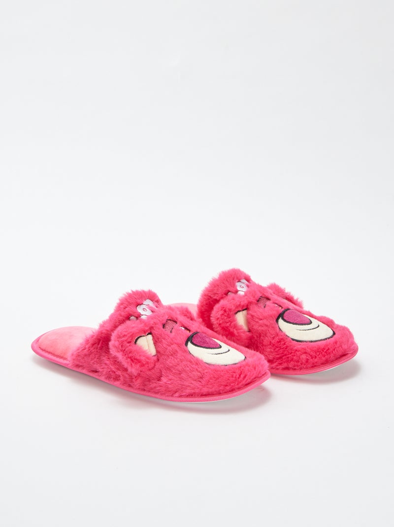 Chaussons mules fourrés 'Lotso' Rose - Kiabi