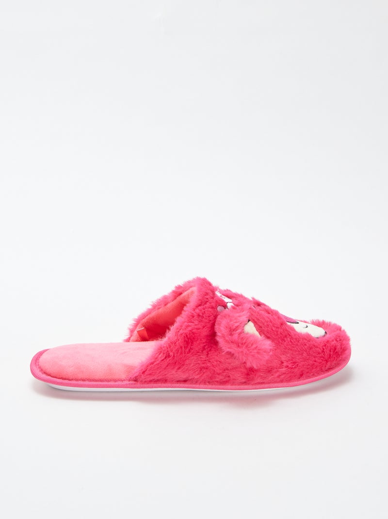 Chaussons mules fourrés 'Lotso' Rose - Kiabi
