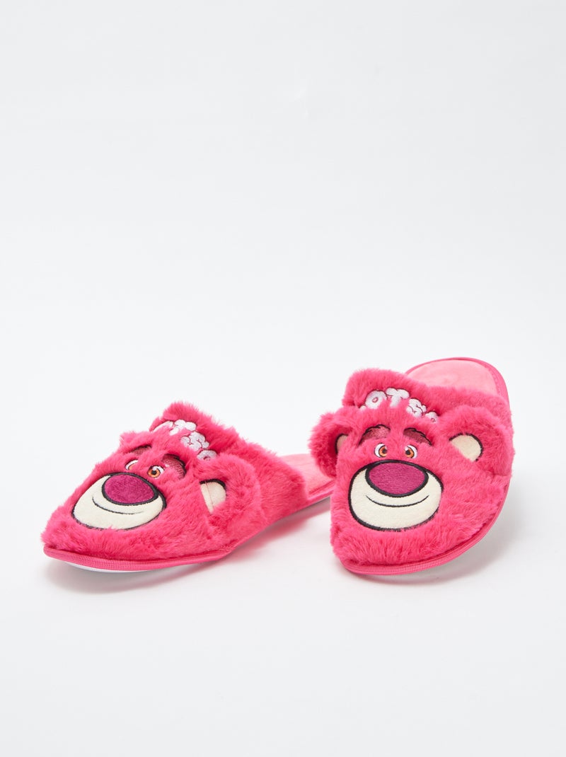 Chaussons mules fourrés 'Lotso' Rose - Kiabi